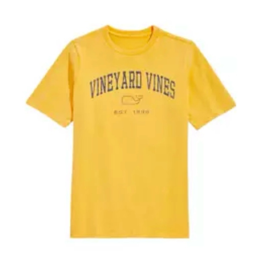 NWT Vineyard Vines Kids heritage logo Yellow T-Shirt, toddler 3T
